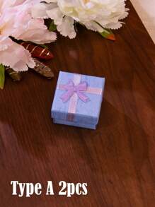 12/6/10/12/24/48pcs 4X4cm/1.57X1.57inch Valentine's Day Elegant Jewelry Gift Box With Compartments For Necklaces Small Pocket Gifts Earrings And Rings Birthdays Anniversaries Mother's Day Gift Box Jewelry Small Business Supplies Jewelry Packaging Box Perfect For Gifting And Storage - Multicolor - View 49