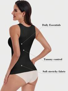 Women Shapewear Tummy Control Tank Tops Seamless Compression Tops Slimming Camisole