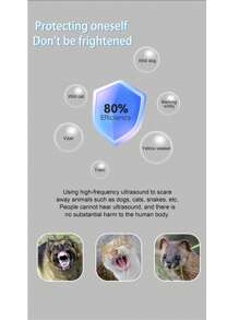 1 件，超声波驱狗器，用于训练和行为辅助的防吠装置，可充电超声波狗吠控制装置，带数字显示屏，具有闪光、持久蜂鸣和超声波模式，便携式狗训练工具，适用于白天和夜间、室内和室外