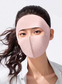 1pc Outdoor Sports Cycling Breathable Full Face Mask, Fashion Design - Multicolor - View 4