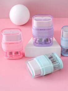 2-In-1 Multifunctional Eraser Sharpener, Children's Erasers, Bulk Erasers, Creative Erasers - Clean Wipe, Compact & Convenient, Easy To Clean, Flexible - Morandi Color Portable Single/Double Hole Pencil Sharpener, Student Novelty Gift, School Supplies, Back To School Gift, Holiday Gift, Office Supplies, Suitable For Pencils, Wiping, Office, Writing, Drawing, Reading - Multicolor - View 7