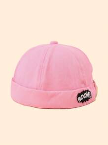 1pc Children's Landlord Cap, Spring Fashion Letter Embroidery Casual Hat, Baby Beanie - 1PC - View 17