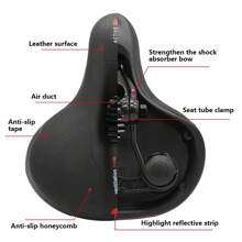 Bicycle Saddle Hollow Shock-Absorbing Ball Thickened Universal Mountain Bike Seat Cushion - Multicolor - View 11