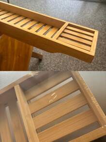 Khay đựng bồn tắm bằng tre, Phụ kiện phòng tắm không thể mở rộng, Lý tưởng cho quà tặng tân gia, kỷ niệm, đám cưới, sinh nhật, nhà bếp, giá để đồ phòng tắm - Nhiều màu - Xem 10