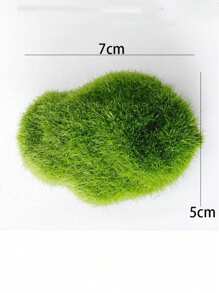 10 个/1 个人造苔藓球，郁郁葱葱的绿色人造苔藓球，树脂微绿草微景观，非常适合 DIY 童话花园、水族馆和户外装饰，花园、婚礼、派对等的室内外装饰，适合所有季节，送给我母亲的礼物，假植物 - 彩色 - 查看 9