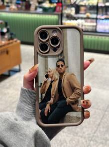 1 Stück personalisierte Foto-Handyhülle, individuelles Bild-Design Handygehäuse, Fotohülle kompatibel mit iPhone 16, 15, 14, 13, 12, 11 Pro Max, ideales Geschenk zu Jahrestag, Valentinstag, Geburtstag, Hochzeit, Muttertag, Vatertag, für beste Freunde, Mutter/Vater, Freund/in