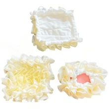 2-en-1 Pochette de savon de bain et boule de douche, Fleur de bain, Éponges de douche moelleuses multicolores, Maintient le savon de barre - Boule de douche exfoliante en maille pour le gel douche et une peau lisse. Décoration de salle de bain à la maison, décoration d'automne, retour à l'école