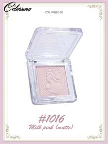 COLORROSE 2.6g Single Color Face Powder Highlighter, Matte Highlighter Palette, Natural Expansion Highlight, Makeup Illuminator, Light, Atmosphere & Brighten Color, Face Depression Expansion, Smooth, Facial Beauty Cosmetic Makeup - CR1016 - View 3