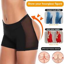 Butt Lifter Body Shaper Bum Lift Pants Buttocks Enhancer Shorts Booty Shapewear - Black - View 1