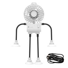 Mini ventilatore portatile, compatto ma potente, design carino, ventilatore personale palmare e da scrivania a 3 velocità con ventosa, ricaricabile USB, leggero, moda per ragazze/donne, ventilatore palmare estivo per uso interno/esterno, spiaggia, viaggio