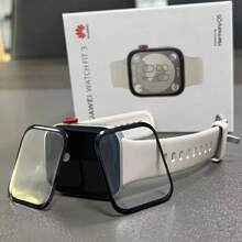 2pcs/Set Tempered Glass Screen Protector Compatible With Huawei Watch 3/ Watch 3 Pro/ Gt3 Pro 46mm/ Band 7/ Fit2/ Fit/ Band 6/ Band 8/ Gt4 41mm/ Gt4 46mm - Full Coverage 3d Curved Edge Anti-Scratch Anti-Shatter Protective Film Gift For Birthday, Family, Friends Watch Screen Protector, Watch Cover, Watch Accessories