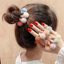 20/50/100pcs Multi-Color Faux Rabbit Fur Pom Pom Pendant, 1.8cm Fluffy Ball, 18 Colors, Winter Series Accessories, Suitable For DIY Christmas Crafts, Earrings, Hair Accessories, Keychains