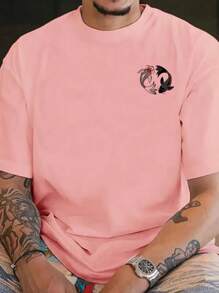 Men's Fashion Printed Loose Short Sleeve T-Shirt | Elegant Design | Must-Have For Summer | Easy To Match, Show Your Style