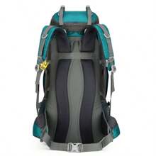 70L大容量徒步背包，徒步背包，尼龙背包，户外旅行包，男士露营背包，户外徒步包，防水轻便户外运动日间包旅行包，独立鞋仓，适用于露营、登山、滑雪和骑行，圣诞节、万圣节、生日礼物 - 彩色 - 查看 4