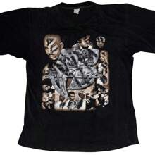 Camiseta de rap vintage de los 90 Ruff Ryders DMX Sch de doble cara, talla XL para hombre - Negro - Ver 1