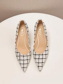 Salto alto stiletto elegante de bico para mulheres, saltos altos na cor amendoada, bombas minimalistas slip-on versáteis adequadas para festas, casamentos e trabalho diário - elegantes, de baixo corte, fáceis de usar sapatos tipo Mary Jane