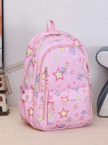 High-Quality Student Backpack With Large Capacity, Summer - Multicolor - View 3