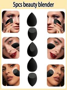 50个装美妆蛋套装，美妆蛋组合，多色美妆蛋，粉底晕染美妆蛋，干湿两用美妆蛋，粉底霜粉饼两用，打造无瑕妆容，不含乳胶，干湿两用粉底，完美底妆，适用于液体、膏状和粉状粉底，不含乳胶，双用途美妆粉扑，适合所有肤质，化妆品，价格实惠，房间装饰，梳妆台，旅行，卧室，化妆配件，粉扑，美妆蛋，粉扑，美妆海绵，价格实惠，圣诞礼物，化妆品，化妆工具，便宜好物，礼物，女士礼物，圣诞礼物，赠品，旅行，便宜好物，旅行必备 - 黑色 - 查看 13