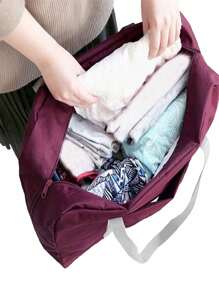 Bolsa de viaje plegable y ligera - Ideal para pasar la noche, vacaciones y compras | Bolsa de poliéster para la escuela, accesorios escolares y artículos escolares - Multicolor - Ver 6