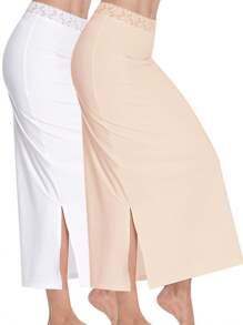 Half Slip Underskirt - Anti Static, Smooth & Comfortable - For Women - Perfect For Under Dresses & Skirts - Suitable For Everyday Wear - Multicolor - View 2