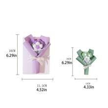 创意3D贺卡、迷你手工花束贺卡、可折叠卡片包，适合任何场合：母亲节、教师节、感恩节、情人节、手工礼品、生日、周年纪念、友谊、祝贺、朋友、节日以及一年中的任何时候。这是送给爱人的完美礼物，一定会给收礼人带来无限欢乐。返校季，学校用品