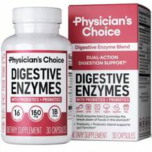 Physician's Choice Digestive Enzymes With Probiotics + Prebiotics - Mealtime Discomfort & Bloating Relief - Multi Support For Digestion & Gut Health-60 CAPSULES - 30 Đếm - Xem 5