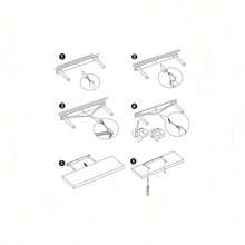 Wall Shelves In 3 Different Sizes. Decorative Floating Wooden Shelf With Invisible Mounting, For Bedroom, Kitchen, Bathroom, And Office. - Màu be - Xem 5