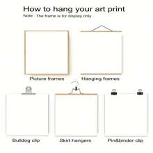 3 Canvas Poster Prints, Astronauts In Space, Rockets, Aliens, Planets, Star Art Decor, Science Fiction, Watercolors, Home Decor Wall Art - Canvas (Optional Frames) Gifts Birthday Graduation