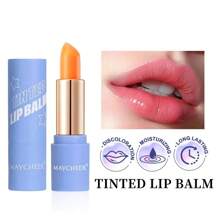 A Color Change Lip Balm TINTED Lip Stick Nourising Moisturizing Lip Make Up Black Color Lip Balm Anti-Drying Lips Skin Care