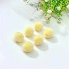 20/50/100pcs Multi-Color Faux Rabbit Fur Pom Pom Pendant, 1.8cm Fluffy Ball, 18 Colors, Winter Series Accessories, Suitable For DIY Christmas Crafts, Earrings, Hair Accessories, Keychains