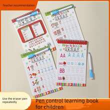 Kids Handwriting Practice Exercise Books, Early Education Tracing Writing Workbooks, Erasable, English, Cross-Border Wholesale Source