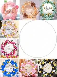 Diámetro de 60~200 cm 1 pieza Aro de decoración para arco de globos, corona de globos, decoración para fiestas de bodas, cumpleaños, baby shower, temporada de bodas, Navidad - Juego de arco de globos - Ver 11