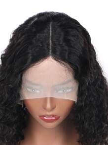 Deep Wave Bob Wig Side Part Brazilian Human Hair 11*4*0.5 Lace Frontal Wig Deep Wave Water Curly Short Bob Wig Human Hair 180% Density - Natural & Black - View 20