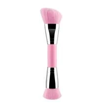 Dual-Ended Foundation Contour Brush, Flat Top And Angled Synthetic Bristles For Bronzer Liquid Cream Powder - Multicolor - View 13