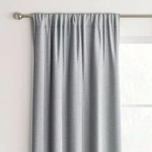1pc Room Darkening Heathered Window Curtain Panel - Room Essentials™ - Pink - View 2
