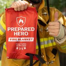 The   Emergency Fire Blanket - Simple And Easy To Use. Never Expires. - 4 件裝 - 查看 4