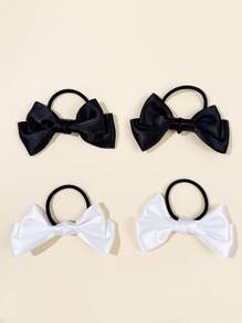 2pcs Elegant Bow Hair Bands, Suitable For Everyday Wear