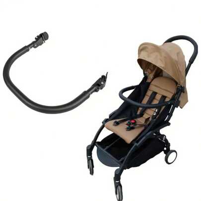 Adjustable Handlebar Armrest Fence For Infant Stroller, Baby Carriage Anti-Slip Guardrail Accessories