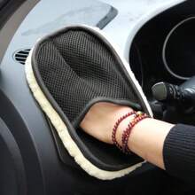 Ultra Fine Fiber Wool Soft Gloves For Car Washing, Motorcycle Cleaning And Care,Automotive Care Tools - one-size - View 4