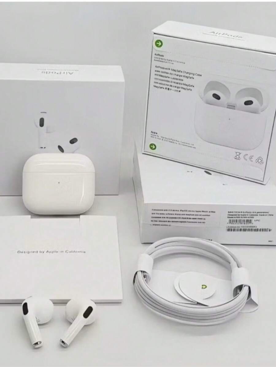 Fone De Ouvido Sem Fio I13 Bluetooth 5.0 Air Pro 3 Esportivo Com Microfone - Branco - Visão 1