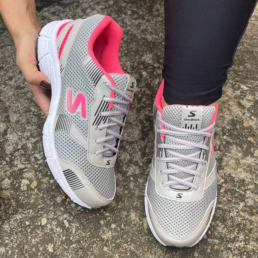 Women's SB School Gym Walking Running Sport Jet Sneakers Special Size 40 41 42 43 New Release - 淺灰色 - 查看 1