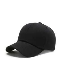 1 Pc Solid Color Baseball Cap Man Breathable Head Size Sun Hats Male Outdoor Sport Visor Cap