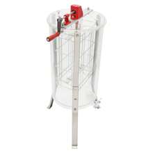 YUNRUX Manual Honey Extractor 2 Frames Tangential Extractor Stainless Steel Beekeeping