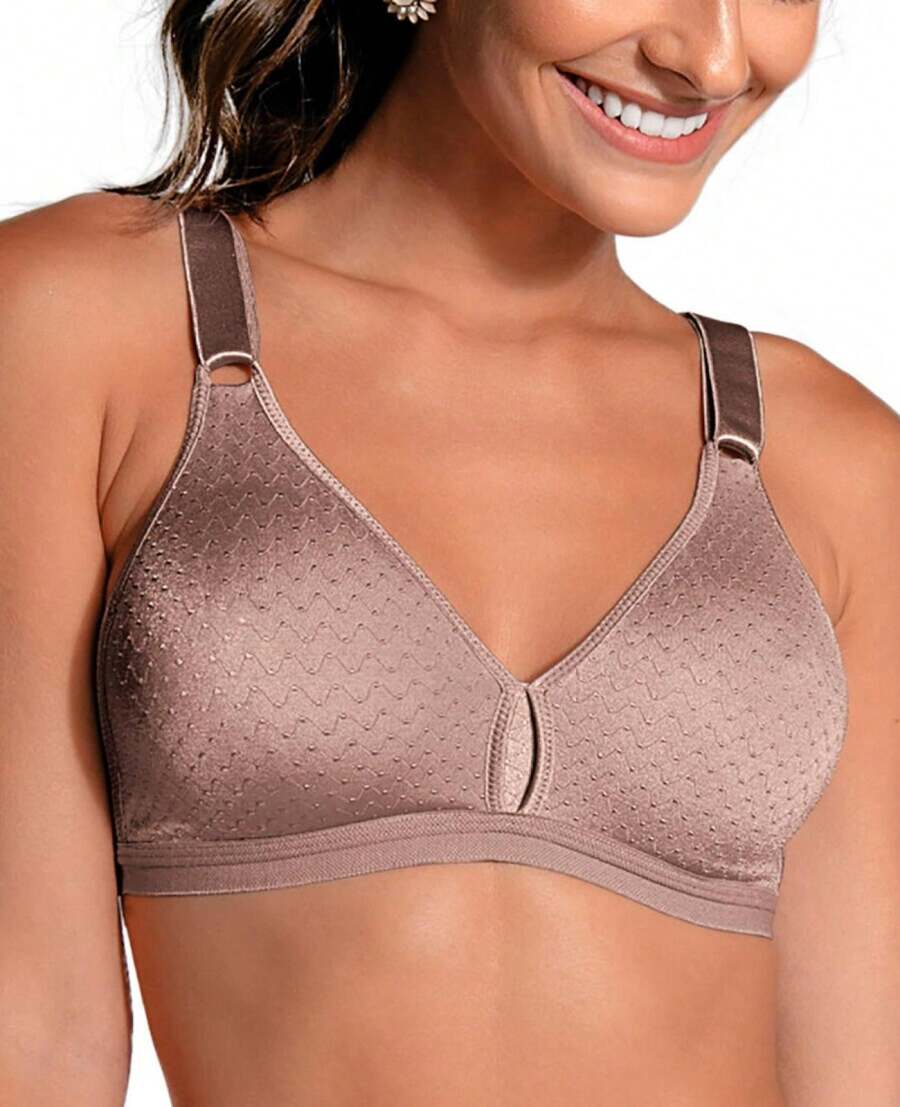 Demillus 61019 Olimpo Wire-Free Bra Without Pads - 米色 - 查看 1