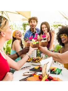 1 pièce Tasse en coquille de noix de coco polie pour la fête hawaïenne, tasse en noix de coco réutilisable pour le dessert, la crème glacée, convenant pour les mariages, les fêtes de graduation, les fêtes d'été près de la piscine