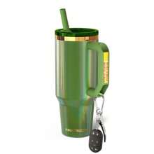 Thicc Buddy | Leak Proof - Double Wall Vacuum Sealed Tumbler - Handle Fits Lip Balm & Keys - Drinkware