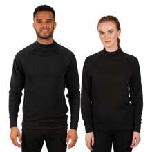 Trespass Unisex Adult Flex360 Base Layer Top (Black) - Black - View 7
