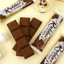 1pc/2pcs/4pcs Novelty Shaped Erasers - Cookie, Ramen, Chocolate, Ice Cream Designs, Pencil Erasers, Suitable For Office & School, Durable & Easy To Clean, Ideal For Students, Teachers, Daily Use, Back To School Gift, Memorabilia, Learning Competition Prize, School Office Supplies