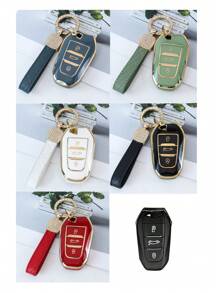 1 件 TPU 汽车钥匙包带钥匙扣套适用于标致适用于雪铁龙 3 键汽车钥匙扣套适用于 2008 适用于 3008 适用于 4008 适用于 5008 适用于 308 适用于 408 适用于 508 适用于 C1 适用于 C2 适用于 C4 适用于 C6 适用于 C3-XR 适用于 Grand 适用于 DS 适用于 DS5 精致高端钥匙包适合女孩