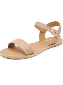 Women's Hoboo-New Flat Sandal - Apricot - View 5